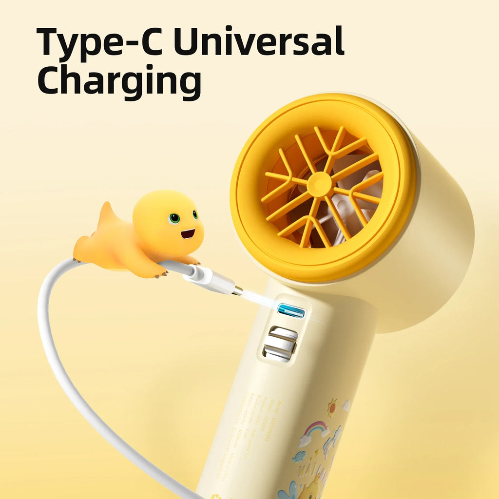 NNEOBA Mini High-Speed Rechargeable Handheld Fan