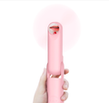 Handheld Mini Fan, 2 IN 1 USB Rechargeable Portable Fan [12-19 Working Hours] with Power Bank, Pocket Design for Travel/Summer/Concerts/Lash, Gifts for Women (Pink)Christmas Gifts