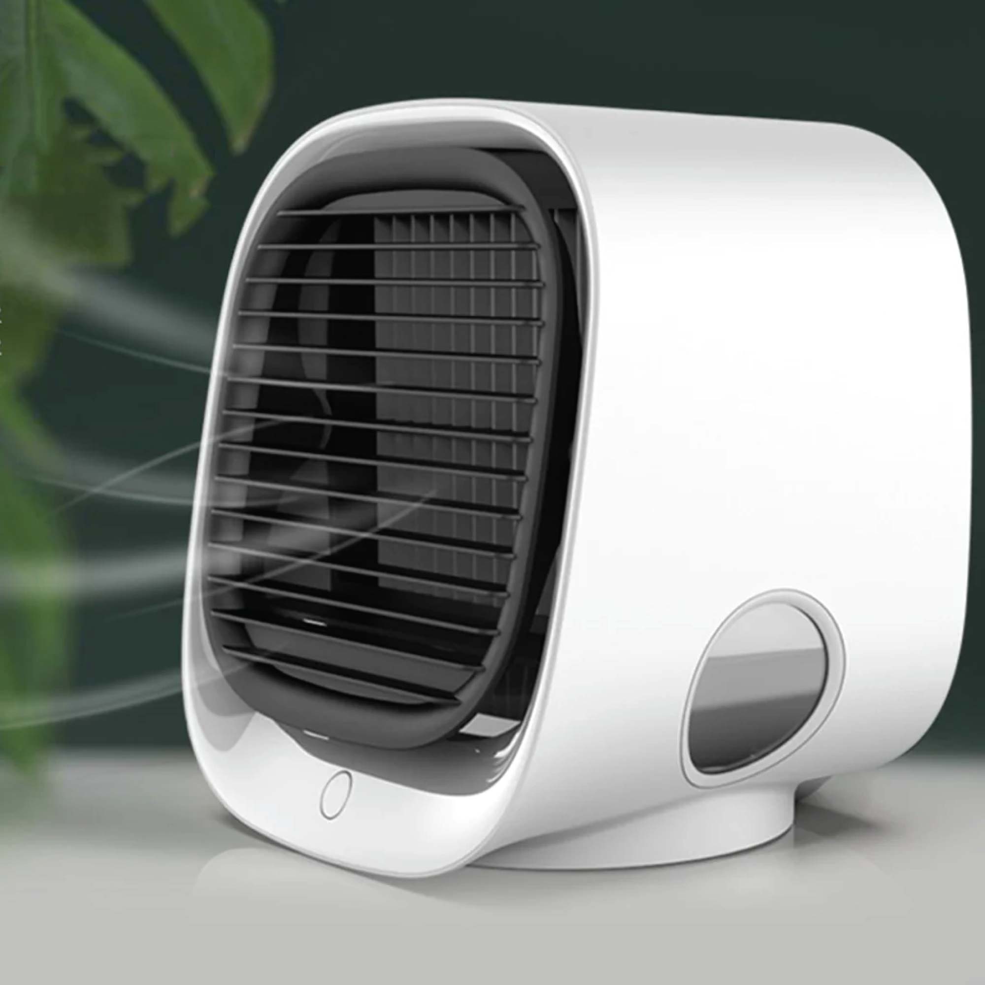 NNEDSZ USB Mini Air Purifier - Portable Desktop Air Conditioner Cooling Fan With Water
