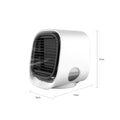 NNEDSZ USB Mini Air Purifier - Portable Desktop Air Conditioner Cooling Fan With Water