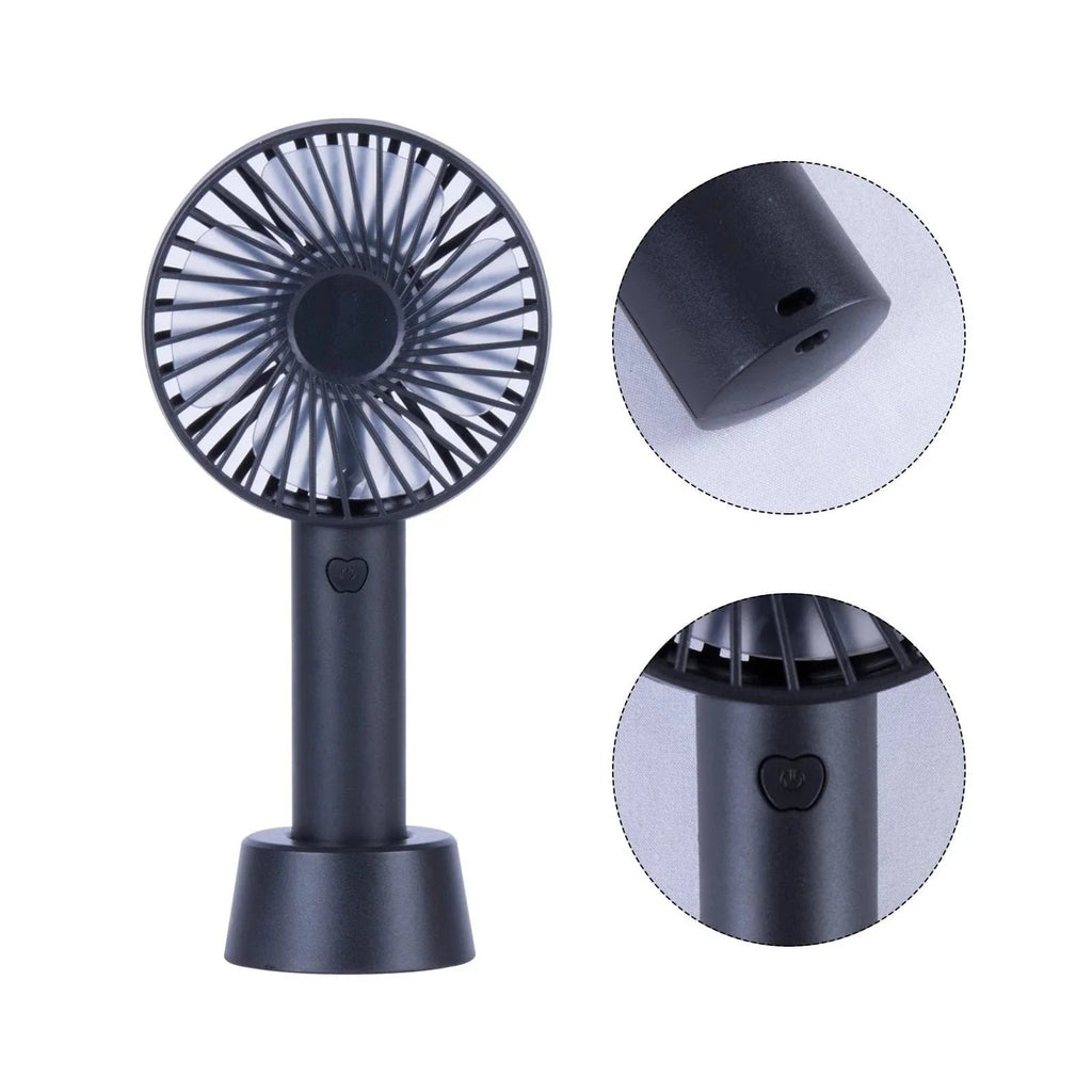 NNEDSZ Mini USB Rechargeable Portable Fan with Table Stand