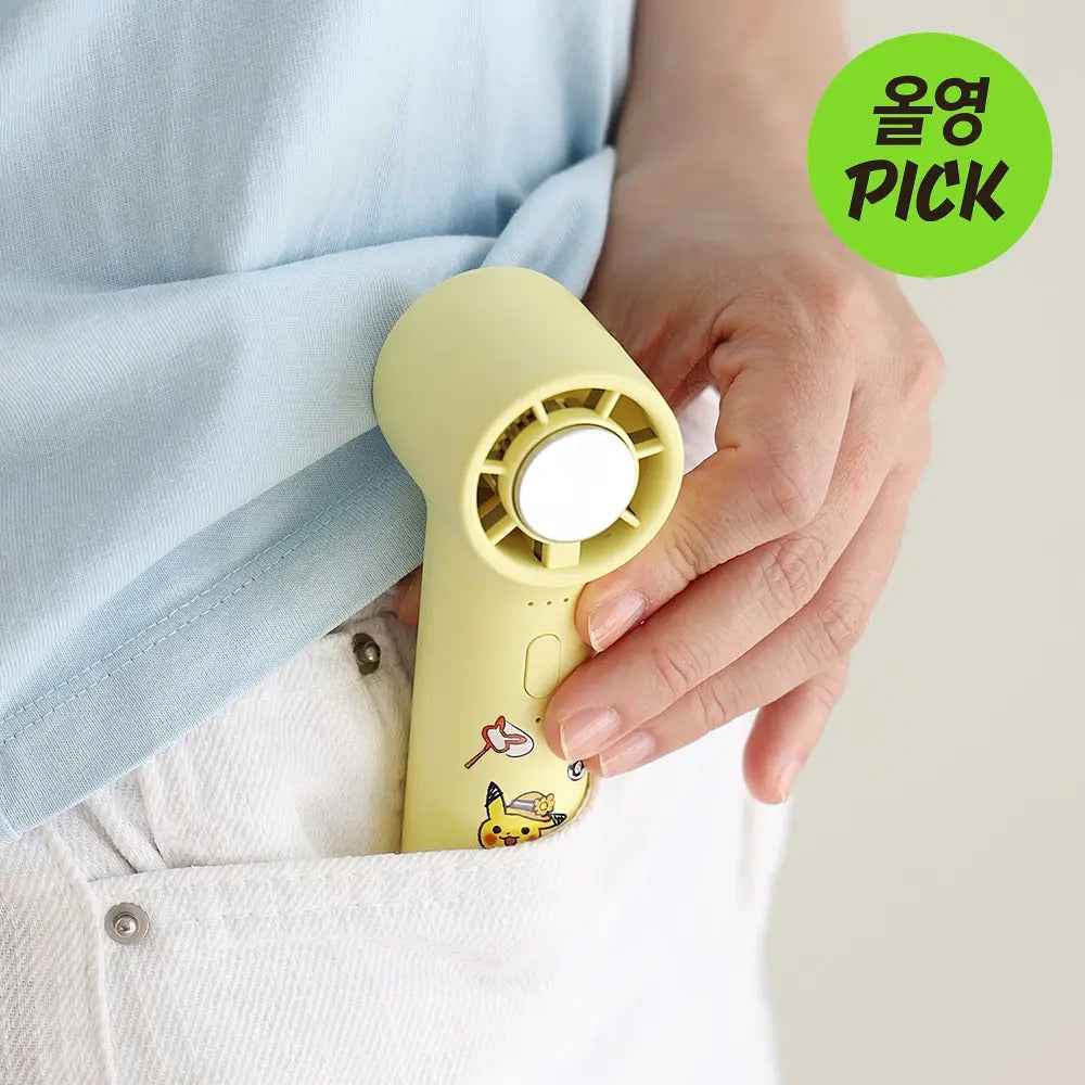 [May Olive Young Pick/Pokemon Edition] Allo Cooling Turbo Mini Fan