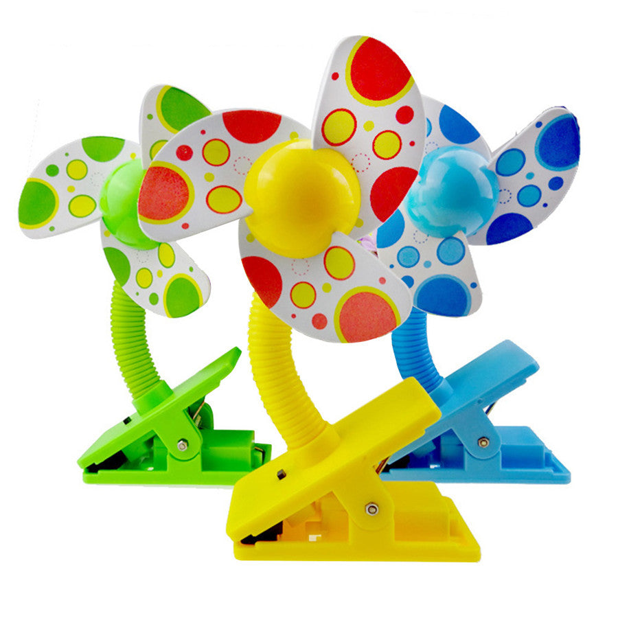 Summer Stroller Fan Portable Baby Sleeping Care Mini Safety USB Fan ---Can Clip On Pushchair /Baby Cots/Strollers/Playpens