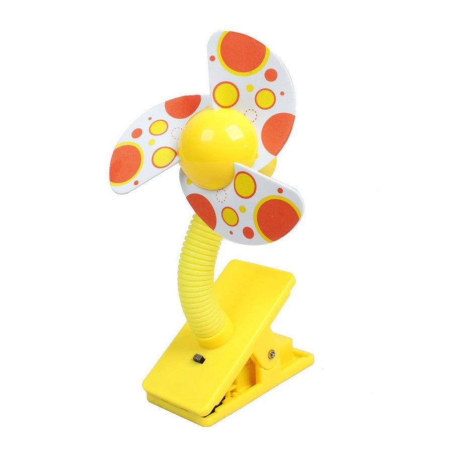 Summer Stroller Fan Portable Baby Sleeping Care Mini Safety USB Fan ---Can Clip On Pushchair /Baby Cots/Strollers/Playpens